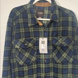 CQR Men’s Flannel long-sleeve shirt- 2XL. B4